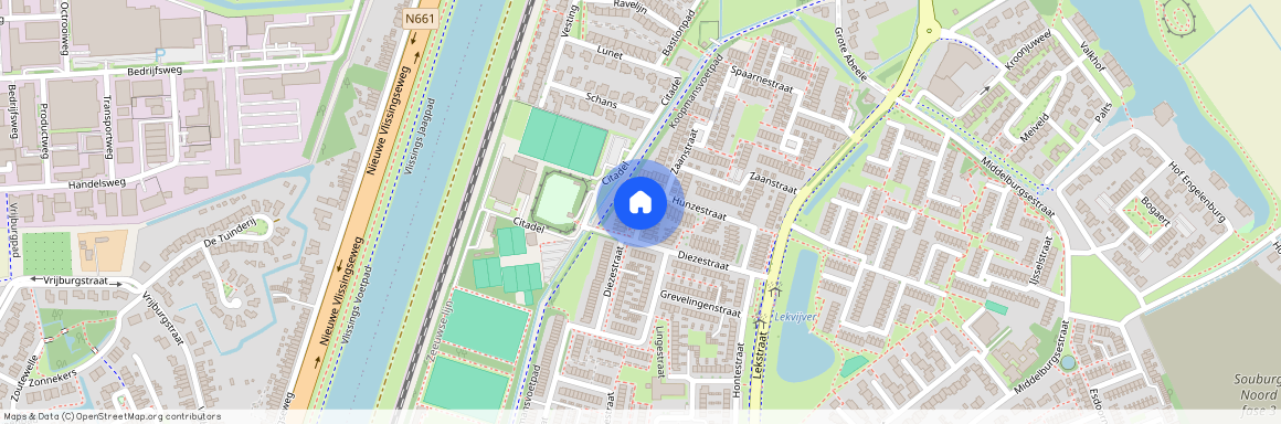 Schoonenburg - Groot Abeele, 4388 SN, Hunzestraat, Oost-Souburg