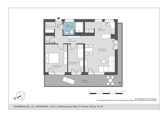 3-Zimmer-Wohnung mit großer Terrasse und Einbauküche im Neubau! - Foto 1