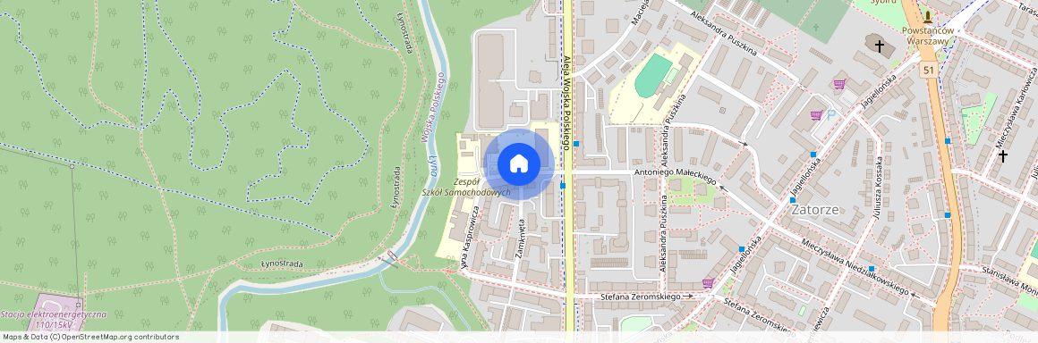 ul. Jana Kasprowicza, Osiedle Wojska Polskiego, Olsztyn, warmińsko-mazurskie