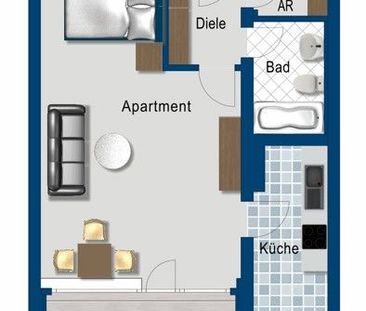 Gemütliche 1-Zi.-Wohnung mit Balkon! - Foto 1