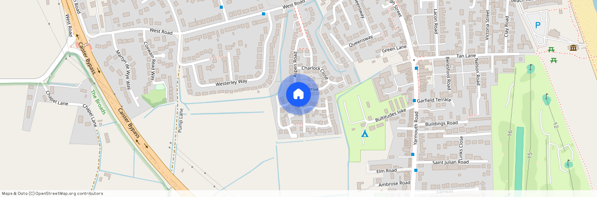 Tamarisk Drive, Caister-on-Sea, GREAT YARMOUTH, Great Yarmouth, Caister-On-Sea