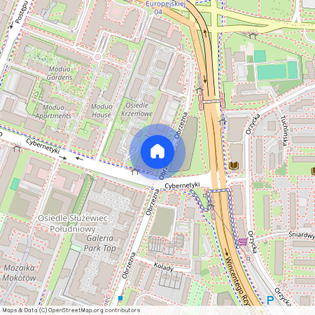 Obrzeżna 7A, Służewiec, Mokotów, Warszawa, mazowieckie