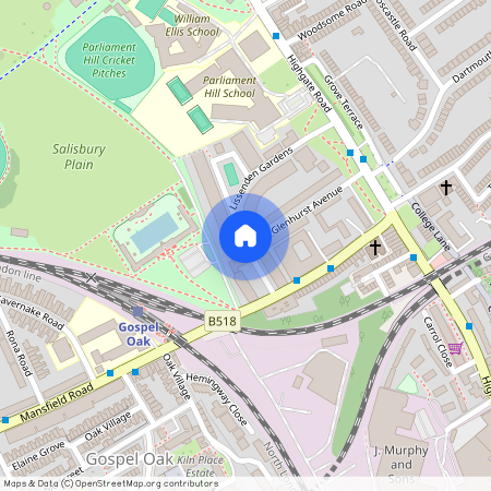 Parliament Hill Mansions, Lissenden Gardens, London