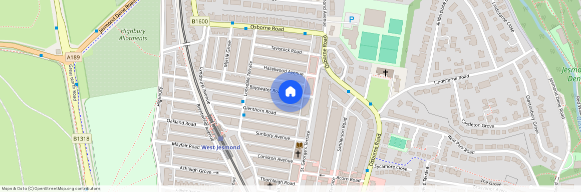 Bayswater Road, Jesmond, Newcastle Upon Tyne