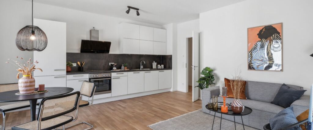 Neubau mit Komfort: 2-Zimmer-Wohnung in Friedenau mit Einbauküche und Balkon - Foto 1