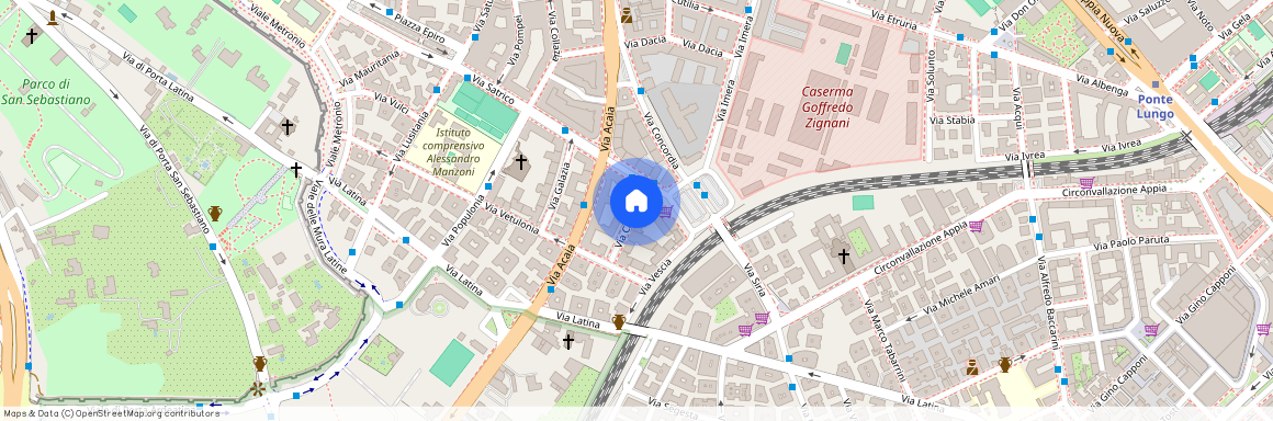 квартира в наём, Via Caulonia 14, 00183 Rome RM, Italy