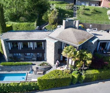 Elegante Villa Unifamiliare a Brè con Piscina e Vista - Photo 3