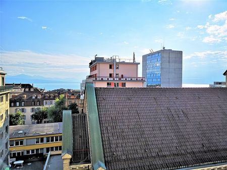 Superbe appartement meublé de 3 pièces au cœur de Lausanne - Foto 2