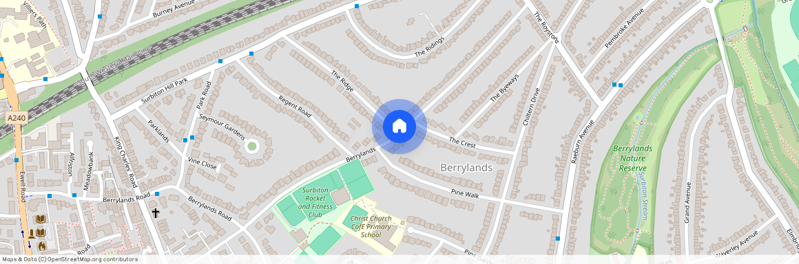 Woodside Close, Berrylands, Surbiton Surrey., KT5