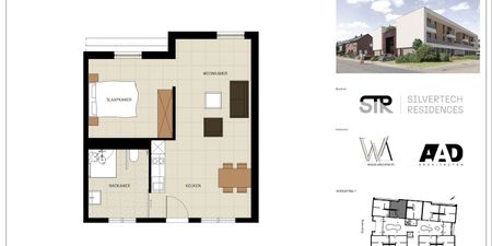 Serviceflat te huur in Wichelen voor € 980 met 1 slaapkamer - Foto 2