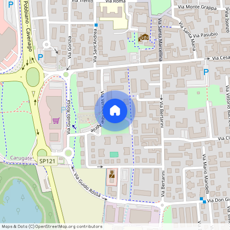 Via 25 Aprile, Włochy, Carugate