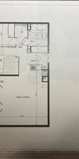 Appartement à louer 3 pièces 65.34m² - Photo 2