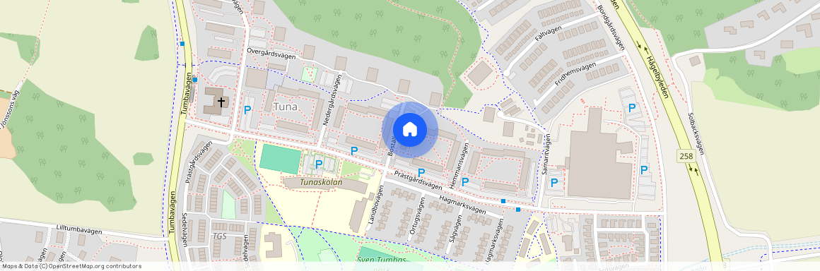 Boställsvägen 4, Tumba