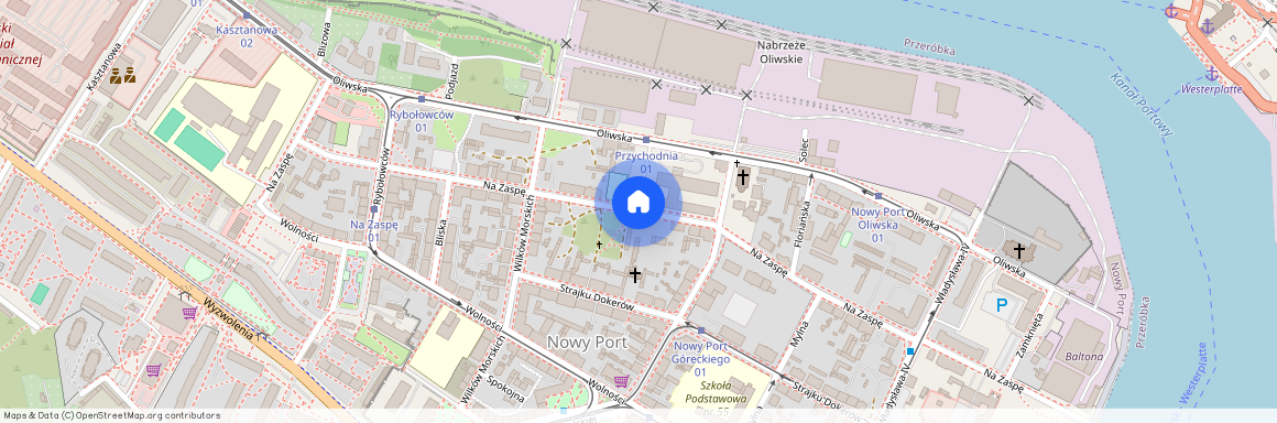 ul. Na Zaspę, Nowy Port, Gdańsk, pomorskie