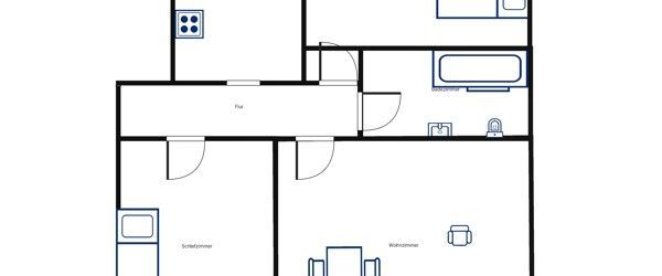Ein tolles Wohngefühl: interessante 3-Zimmer-Wohnung in guter Wohnlage - Photo 1