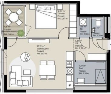 VIENNA TWENTYTWO Living I SAUNA & POOL I Kagran U-Bahn U1 I Hochwer... - Foto 1