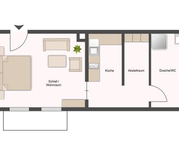 ZUR MIETE - Möbliertes Appartement in Uni-Nähe per sofort zu vermieten - Foto 3