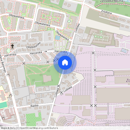 ul. Ludowa, Centrum, Zielona Góra, lubuskie