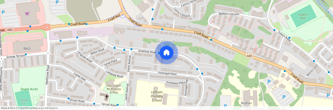 Strathtay Road, Perth, Perth, Perthshire, PH1 2NA