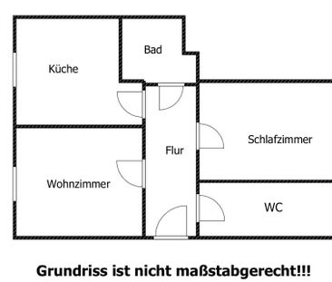 * Neu saniert* Geräumige und hübsche 2 Raumwohnung plus Weihnachtsg... - Photo 6