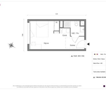 Location Appartement 1 pièce 19m² AUZEVILLE TOLOSANE 31320 - Photo 6