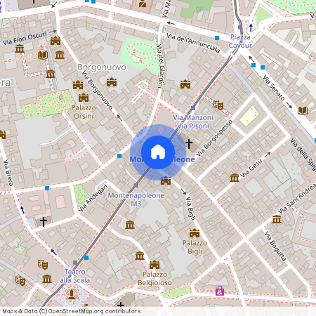Via Alessandro Manzoni, Milan, Lombardy 20121