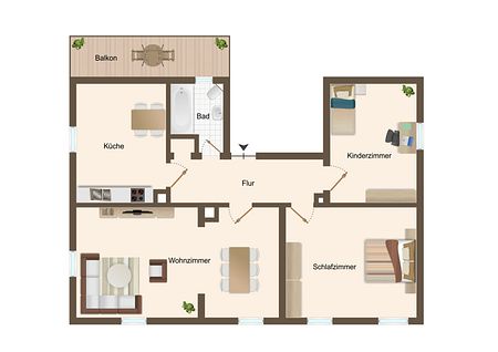 Ruhig gelegene 4-ZKB Wohnung mitten im Zentrum - Photo 2