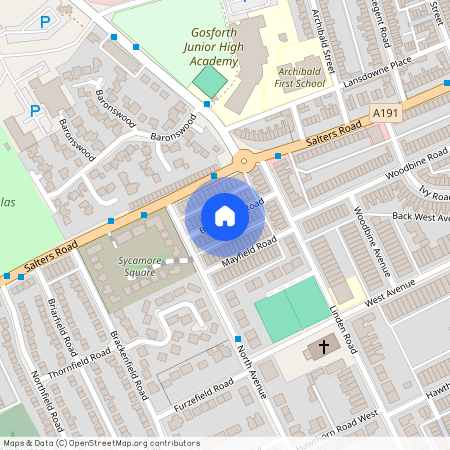 Broomfield Road, Newcastle Upon Tyne, NE3