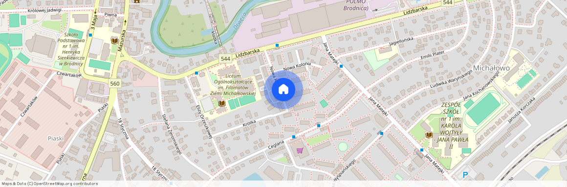 ul. Nowa Kolonia, Brodnica, brodnicki, kujawsko-pomorskie