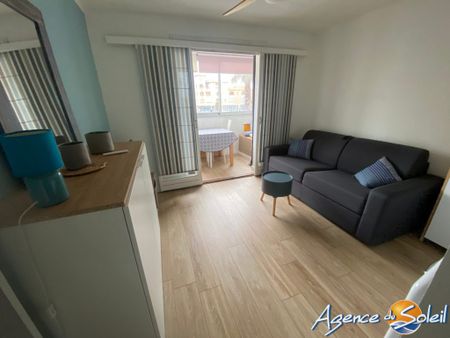 Port Leucate – Location Appartement – 22.06 m² – 530€ CC / mois - Photo 5