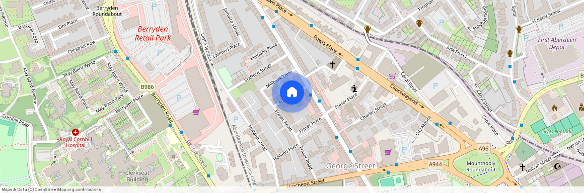 Fraser St, Aberdeen AB25 3XT