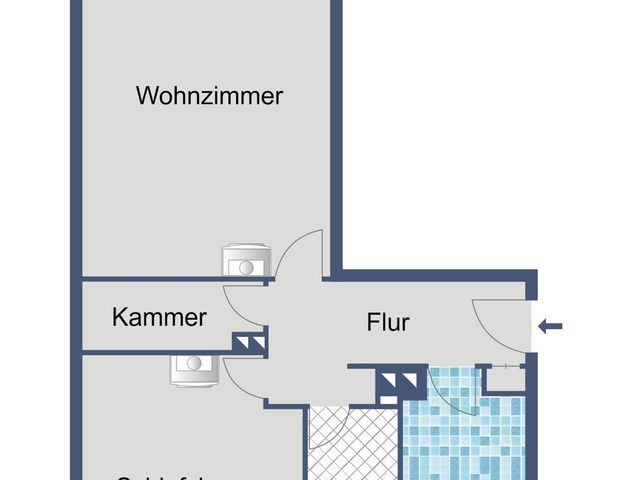 Helle 2-Zimmer-Wohnung auf ca. 56 m² für Singles oder Paar - Photo 1