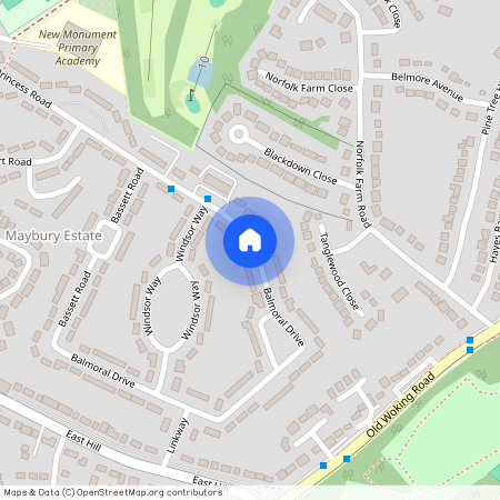 GU22 8EZ, Woking