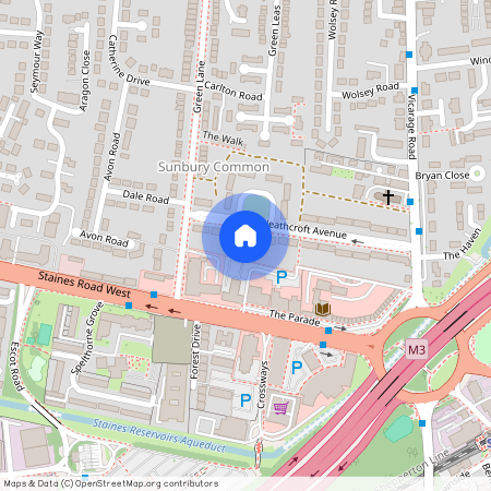 Heathcroft Avenue, Sunbury-on-Thames