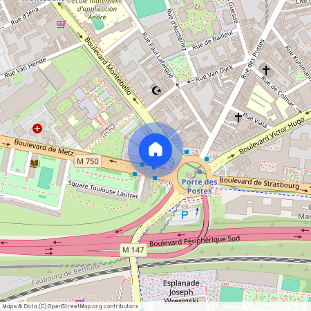 1 Pl. Barthélémy Dorez, Lille, France