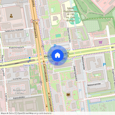 al. Aleja Polski Walczącej, Czerniaków, Mokotów, Warszawa, mazowieckie