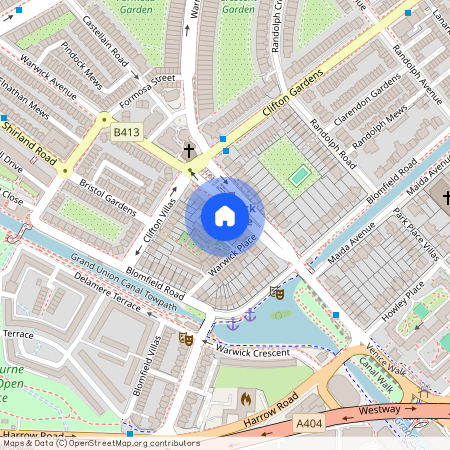 Warwick Avenue, Little Venice, London, W9