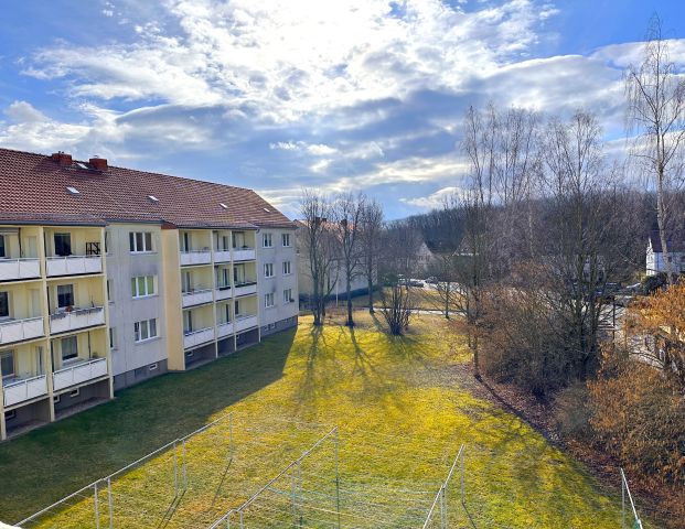 Helle Wohnung mit Balkon und Blick ins Grüne-Einbauküche möglich - Foto 1