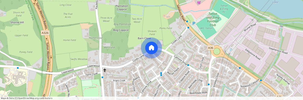 Cooks Lane, Calmore, Southampton, Hampshire, SO40