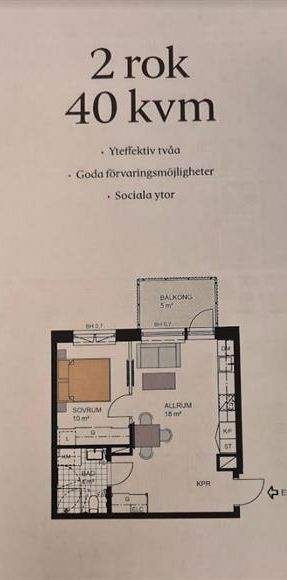 Lidingö - 2rok - tillsv - 12.995kr/mån - Foto 2