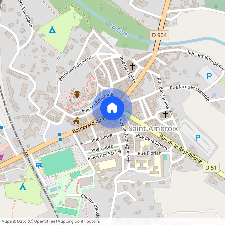 GARD (30), - OCCITANIE, ST AMBROIX (30500)