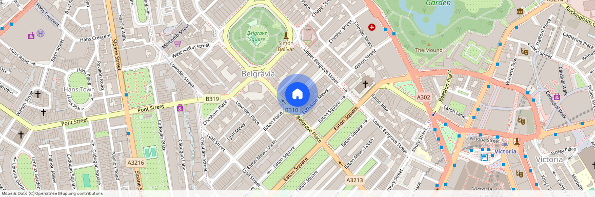 Eaton Place, Belgravia, SW1X 8AF, London