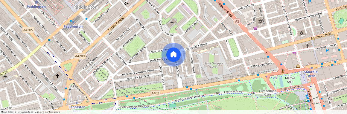 Hyde Park Square, Hyde Park, W2