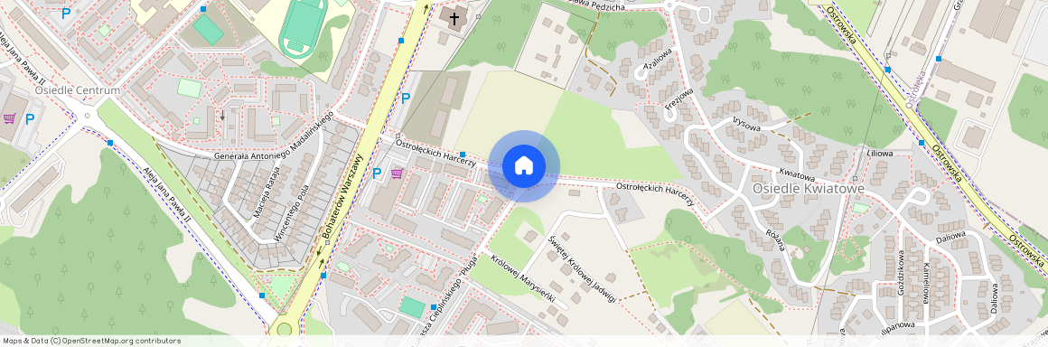 ul. Ostrołęckich Harcerzy, Ostrołęka, mazowieckie