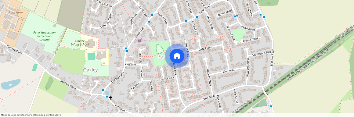 Meon Road, Oakley, Basingstoke, Hampshire, RG23
