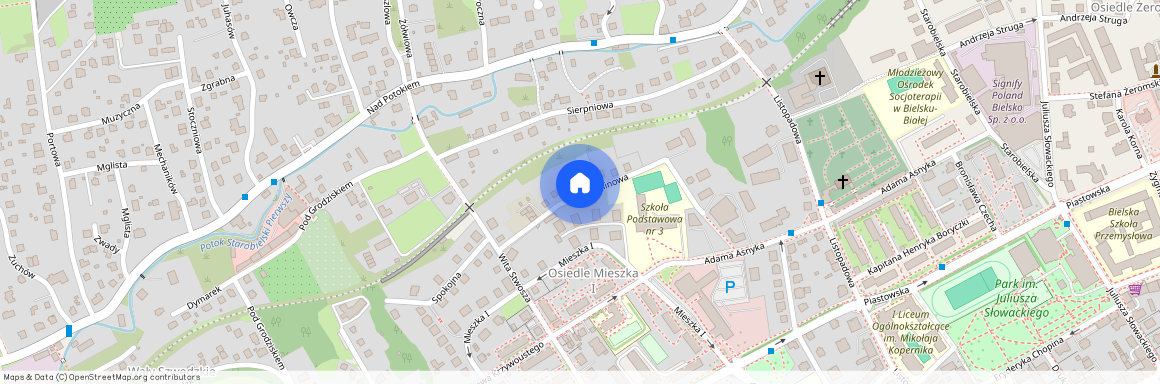 Jesionowa, Bielsko-Biała, Os. Mieszka I