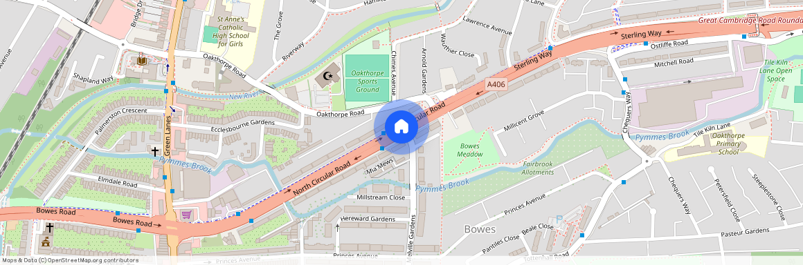 North Circular Road, Palmers Green, London
