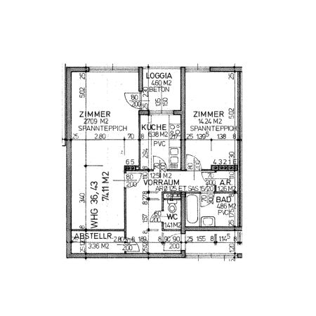 2-Zimmer-Wohnung mit Loggia, Top 43 - Foto 4