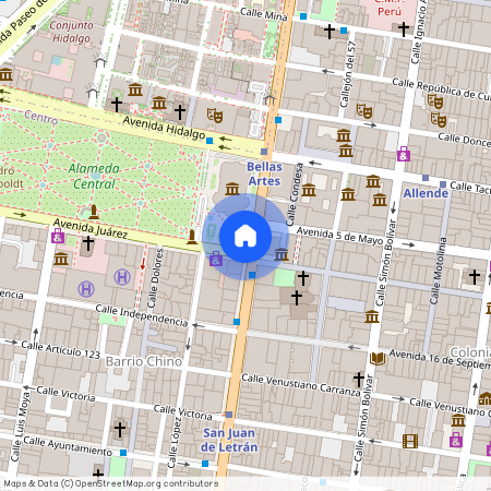 Av. Juárez, Centro De La Ciudad De México Area 1, Cuauhtémoc, Ciudad De México, 06000