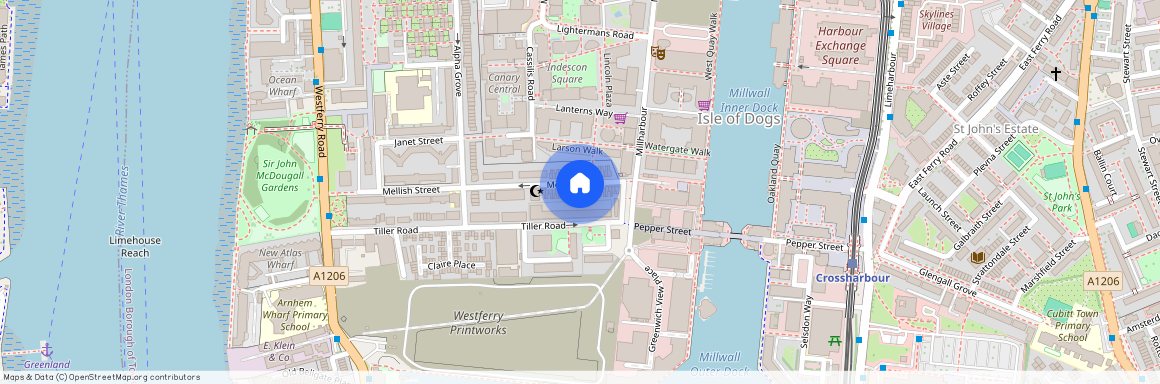 Mellish Street, Canary Wharf, South Quay, London, E14